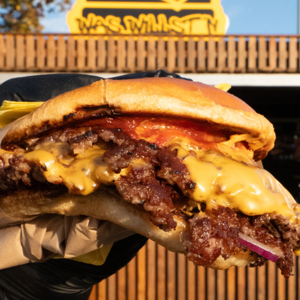 "Was Goldiges" unser kleiner Smashburger